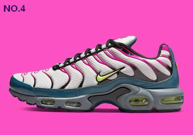 (image for) Nike Air Max Plus Grey Green Peach Navy Men's TN Shoes-5